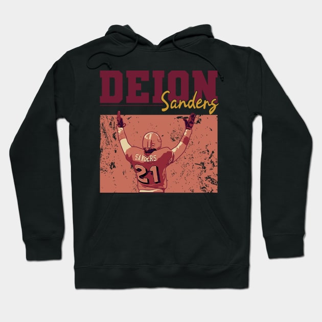 Deion Sanders | big guy | Style vintage Hoodie by Aloenalone